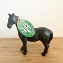 Dyr - Sort Føl fra Green Rubber Toys - L:11 cm.