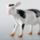 Dyr - Sortbroget Ko fra Green Rubber Toys - L:17 cm. - Billede 1