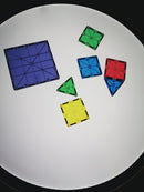 Magna-Tiles - 32 stk. transparente magnet byggeplader. - Billede 1