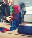 Magna-Tiles - 32 stk. transparente magnet byggeplader. - Billede 1