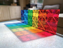 Magna-Tiles - 32 stk. transparente magnet byggeplader. - Billede 1