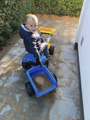 rollytoys Pedaltraktor med skovl og anhænger - New Holland - Fra 3 år - Billede 1
