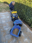 rollytoys Pedaltraktor med skovl og anhænger - New Holland - Fra 3 år - Billede 1