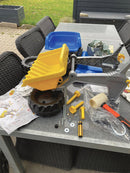 rollytoys Pedaltraktor med skovl og anhænger - New Holland - Fra 3 år - Billede 1