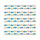 Quercetti Stift Mosaik - Ø:10/15/20 mm Stifter - 1140 stk. - Billede 1