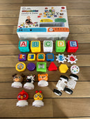 Baby Einstein Connectables - Connect & Create - Magnetiske Aktivitetsklodser - 6 mdr