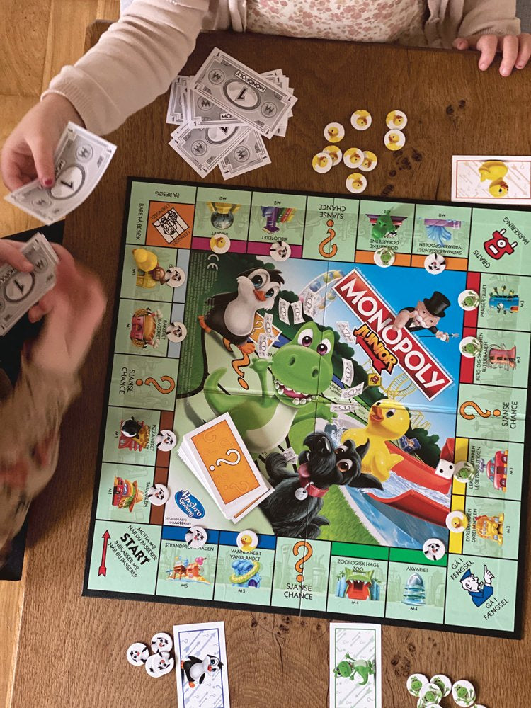 Monopoly Junior spillet - Hasbro Gaming - fra 5 år. - Billede 1