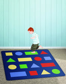 Legetæppe: Farver & Figurer - 2x2 meter. - Billede 1