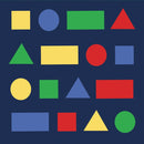 Legetæppe: Farver & Figurer - 2x2 meter. - Billede 1