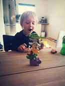 Begin Again træpuslespil - Bogstaver & Dyr - Fra 2 år - Billede 1