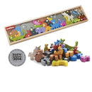 Begin Again træpuslespil - Bogstaver & Dyr - Fra 2 år - Billede 1