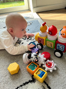 Baby Einstein Connectables - Click & Create - Magnetiske Aktivitetsklodser - 6 mdr