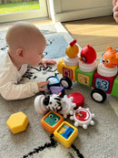 Baby Einstein Connectables - Click & Create - Magnetiske Aktivitetsklodser - 6 mdr
