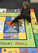 Legetæppe - Årstiderne - 200 x 200 cm - Billede 1