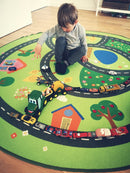 Legetæppe - Vejbane & By - Rundt - Ø:200 cm - Billede 1
