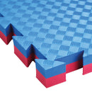 Officiel Judo Måtte - EVA Softgulv i Blå/Rød - 1 m2 - 4 cm. - Billede 1