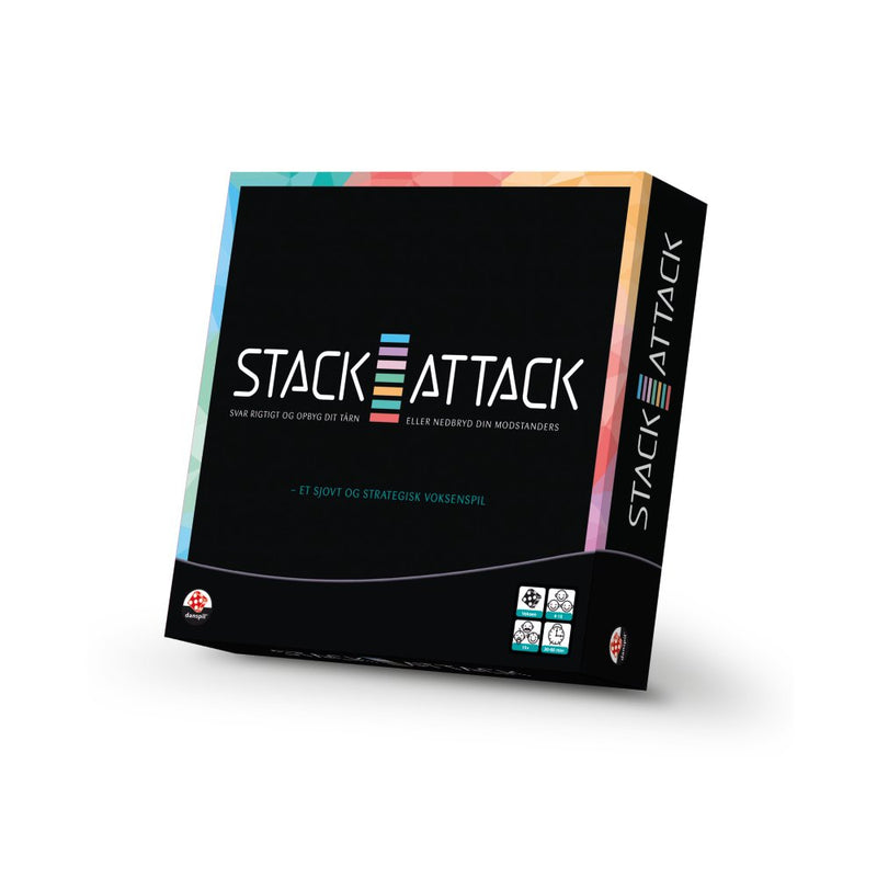Stack Attack Quizspil fra Danspil - Fra 15 år. - Billede 1