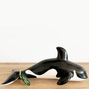 Dyr - Hval fra Green Rubber Toys - L:22,5 cm.