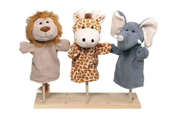 Hånddukker Vilde Dyr - 6 stk. - Billede 1