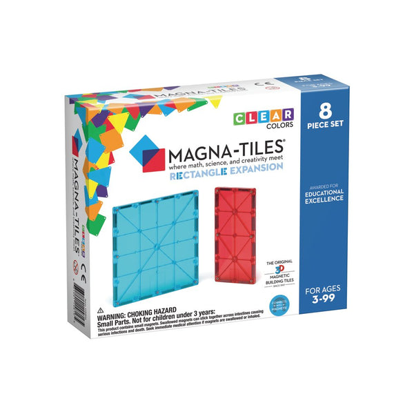 Magna-Tiles Udvidelses Sæt med 8 Rektangler - Fra 3 år. - Billede 1