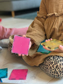 Magna-Tiles - 50 stk. transparent frosted - Grand Prix. - Billede 1