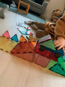 Magna-Tiles - 50 stk. transparent frosted - Grand Prix. - Billede 1