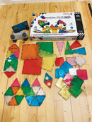 Magna-Tiles - 50 stk. transparent frosted - Grand Prix. - Billede 1