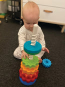 SpinAgain Stabeltårn - Fat Brain legetøj - Fra 12 mdr. - Billede 1