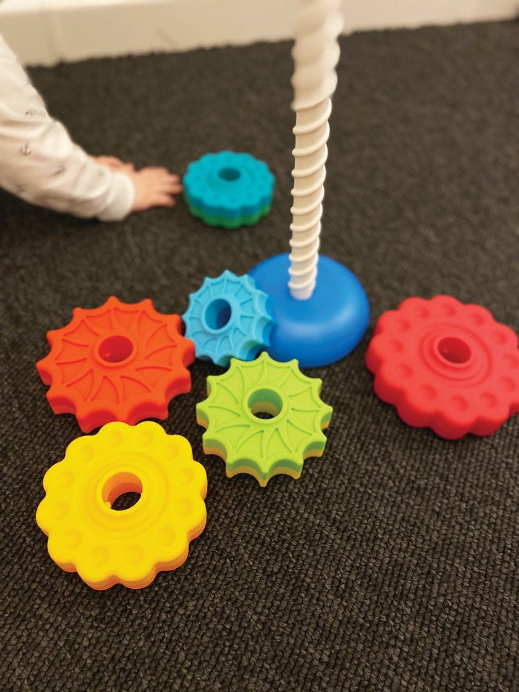 SpinAgain Stabeltårn - Fat Brain legetøj - Fra 12 mdr. - Billede 1