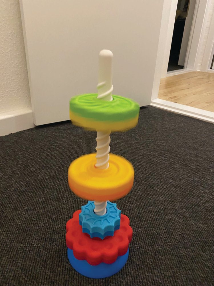 SpinAgain Stabeltårn - Fat Brain legetøj - Fra 12 mdr. - Billede 1