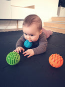 Sensory Rollers Sansebolde - 3 stk - Fat Brain babylegetøj - Fra 6 mdr. - Billede 1