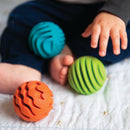 Sensory Rollers Sansebolde - 3 stk - Fat Brain babylegetøj - Fra 6 mdr. - Billede 1