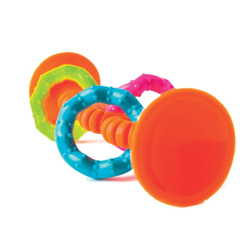 PipSquigz Loop Sugekop - Orange - Fat Brain babylegetøj - Fra 6 mdr. - Billede 1