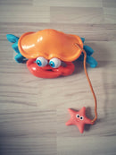 Krabbe Trækdyr - Crabby - Fat Brain Legetøj - Fra 1 år. - Billede 1