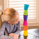 Suction Kupz sugekop-kopper - Fat Brain Babylegetøj - Fra 1 år. - Billede 1