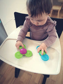 Whirly Squigz Fidget-spinnere - Fat Brain Babylegetøj - Fra 6 mdr. - Billede 1