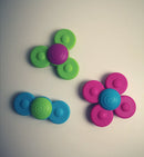 Whirly Squigz Fidget-spinnere - Fat Brain Babylegetøj - Fra 6 mdr. - Billede 1