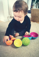 Oombee Matryoshka Sansebold - Fat Brain Babylegetøj - Fra 10 mdr. - Billede 1