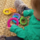 PipSquigz Ringlets Babyrangle - Fat Brain Babylegetøj - Fra 6 mdr. - Billede 1