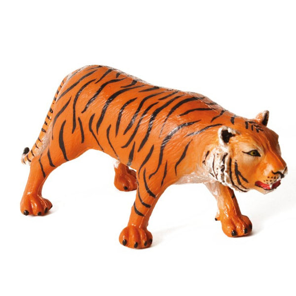 Dyr - Stor Tiger fra Green Rubber Toys - L:20 cm.