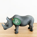 Dyr - Næsehorn fra Green Rubber Toys - L:20 cm.