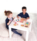 Puslespil fra Beleduc - Pigekroppen - 4 lag - 28 brikker. - Billede 1