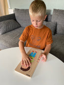 Puslespil fra Beleduc - Drengekroppen - 4 lag - 28 brikker. - Billede 1