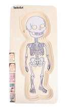 Puslespil fra Beleduc - Drengekroppen - 4 lag - 28 brikker. - Billede 1