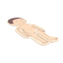 Puslespil fra Beleduc - Drengekroppen - 4 lag - 28 brikker. - Billede 1