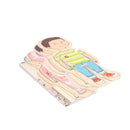 Puslespil fra Beleduc - Drengekroppen - 4 lag - 28 brikker. - Billede 1