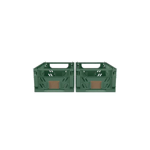 Day foldbar opbevaringskasse - 2 stk. Dill Green XS - L:17 x B:12,5 x H:7 cm - Billede 1