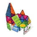 Magna-Tiles House - 28 stk. gennemsigtig m. specialdele. - Billede 1