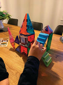 Magna-Tiles House - 28 stk. gennemsigtig m. specialdele. - Billede 1