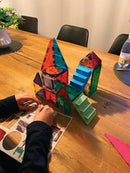 Magna-Tiles House - 28 stk. gennemsigtig m. specialdele. - Billede 1